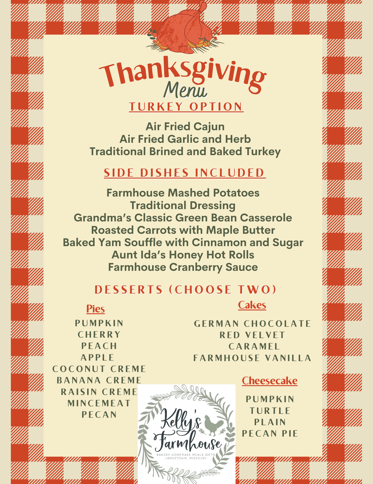 Thanksgiving Small Meal