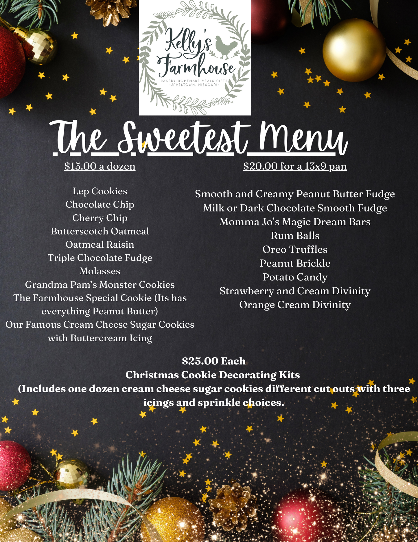 Christmas: The Sweetest Menu: Cookie Edition